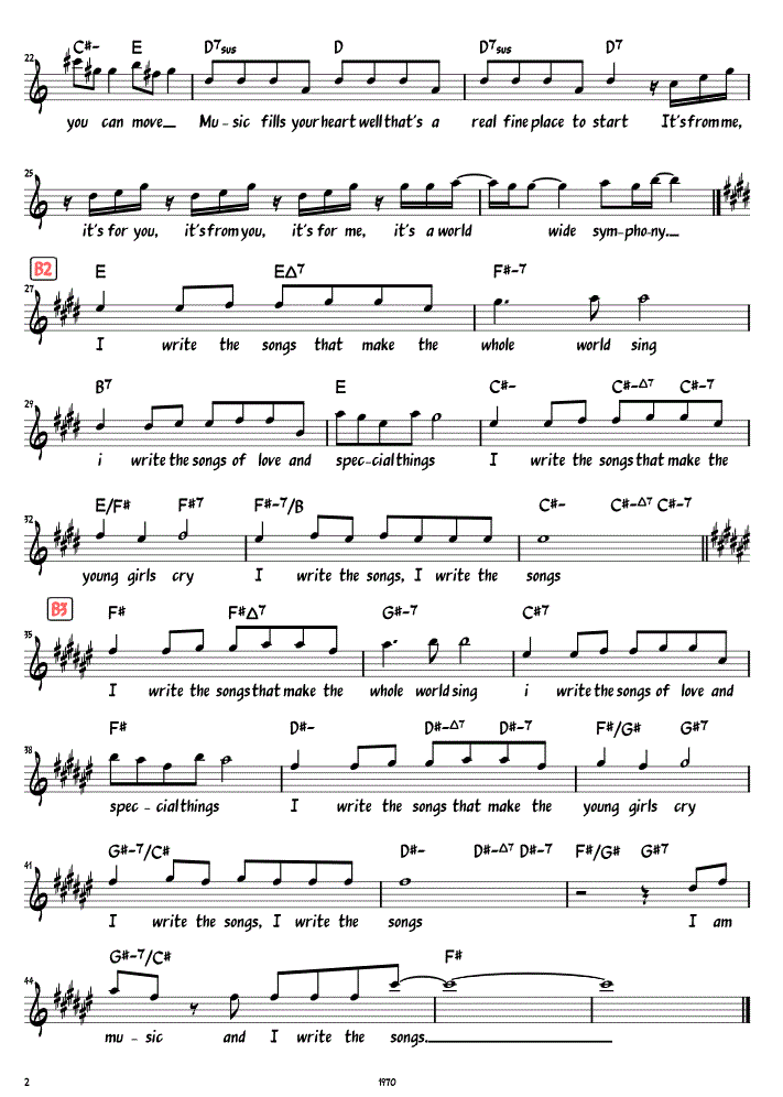 Sheet Music